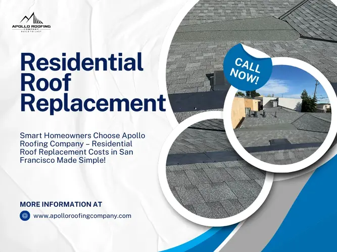 Residential Roof Replacement Costs in San Francisco