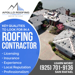 Apollo Roofing Company San Rafael 5 8