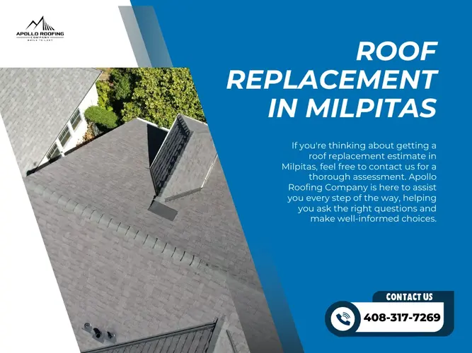 Roof Replacement Estimate in Milpitas