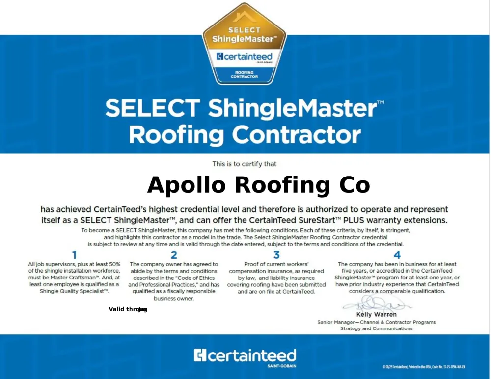 CertainTeed Select Shingle Master